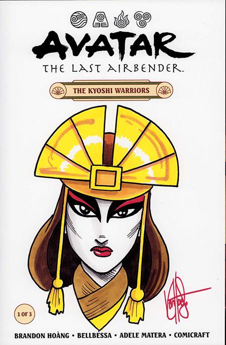 DF Avatar The Last Airbender The Kyoshi Warriors #1 Signed And Remarked By Ken Haeser #1