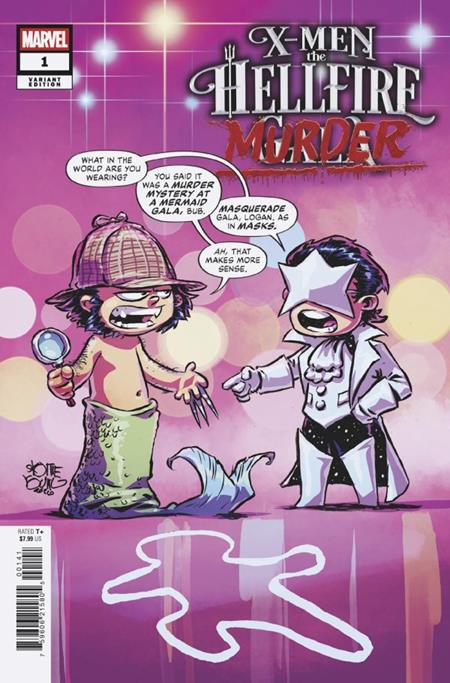 DF X-Men: The Hellfire Murder #1 Skottie Young Variant Signed By Erica Schultz #1