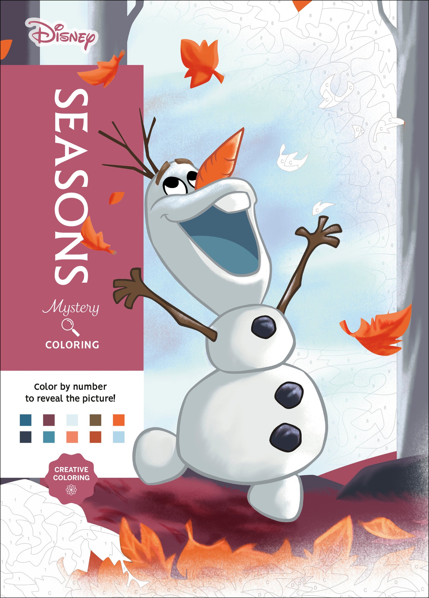Disney Mystery Coloring: Seasons: A Color by Number Book