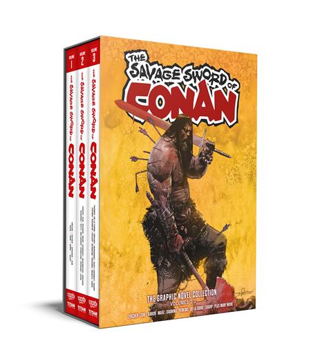 Savage Sword Of Conan HC Vol 01-03 Slipcase Set