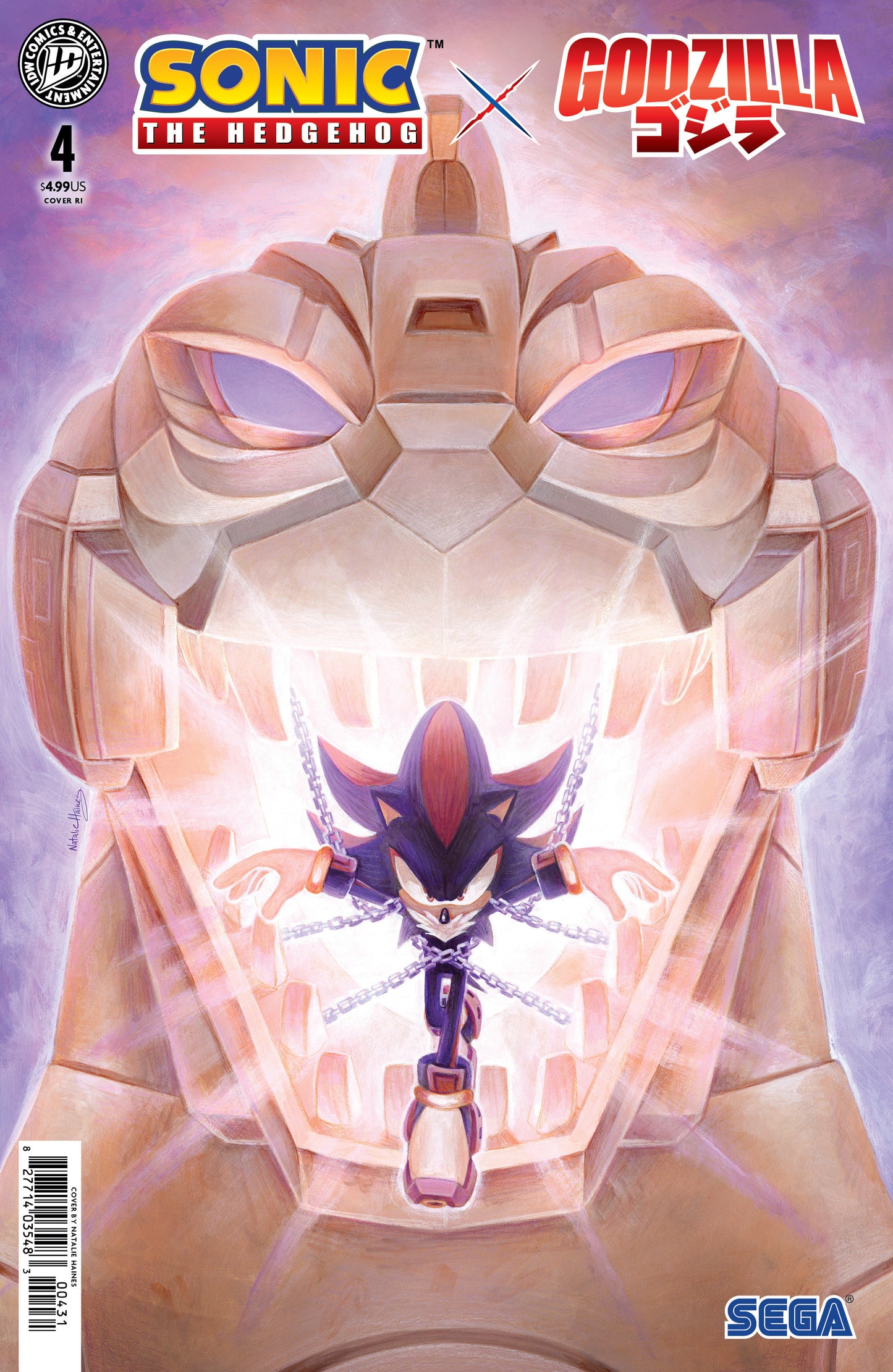 Sonic the Hedgehog x Godzilla #4