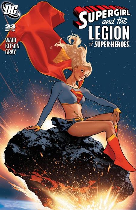 DF Supergirl And The Legion Of Superheroes #23 Facsimile Edition Adam Hughes Foil Variant Cgc Graded #1