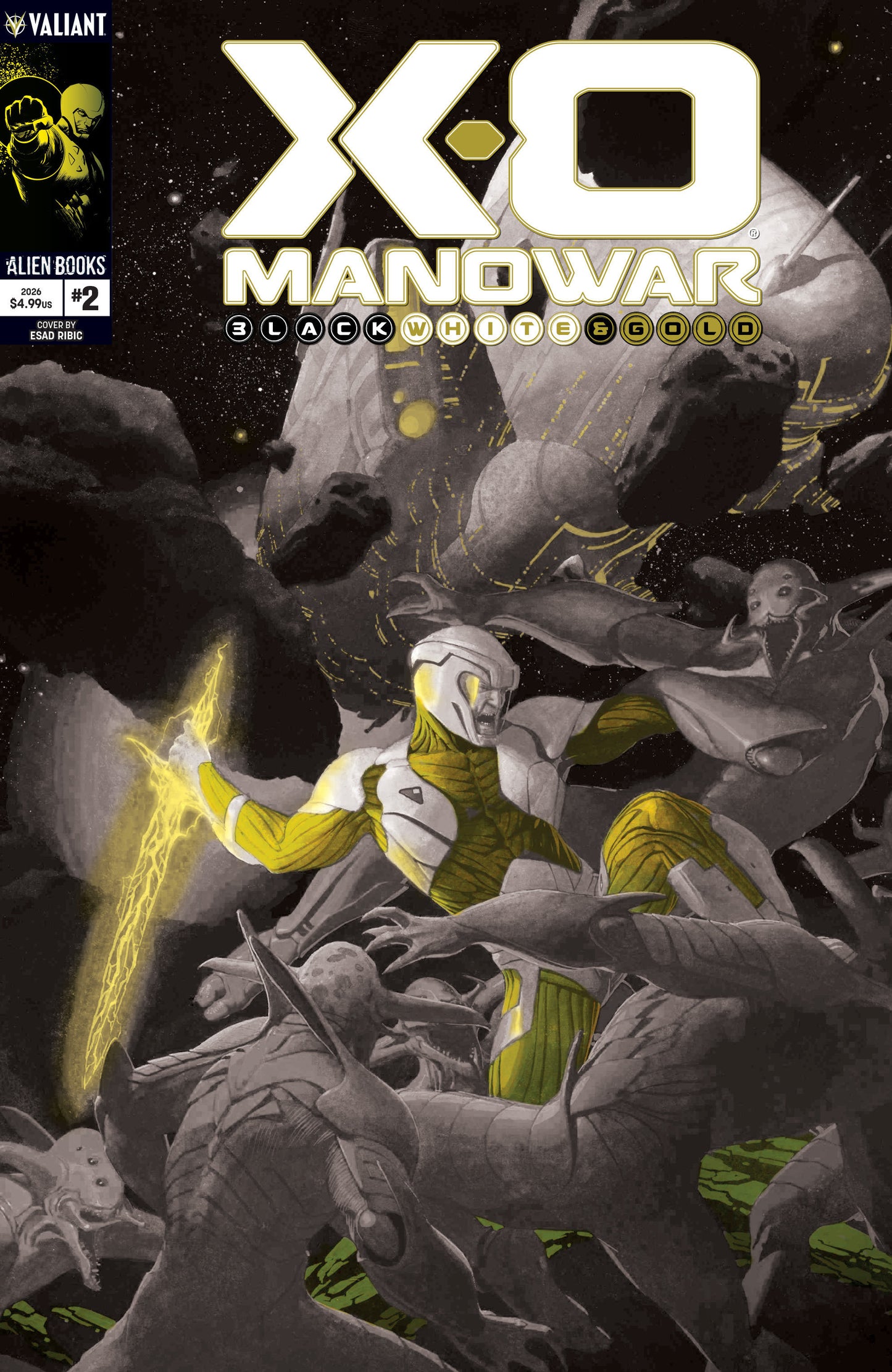 X-O Manowar: Black, White & Gold #2