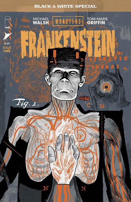 Universal Monsters Frankenstein B&W Special #1