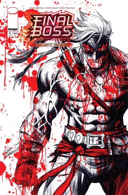 Final Boss Black, White, and Blood Reprint #1