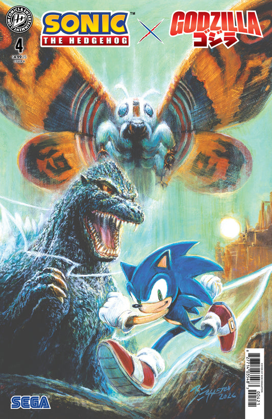 Sonic the Hedgehog x Godzilla #4