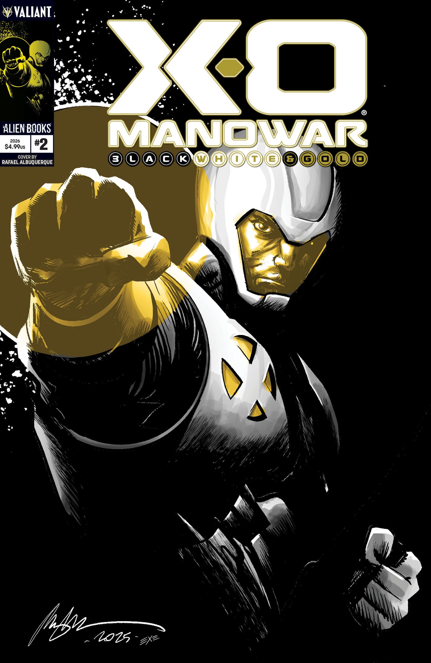X-O Manowar: Black, White & Gold #2