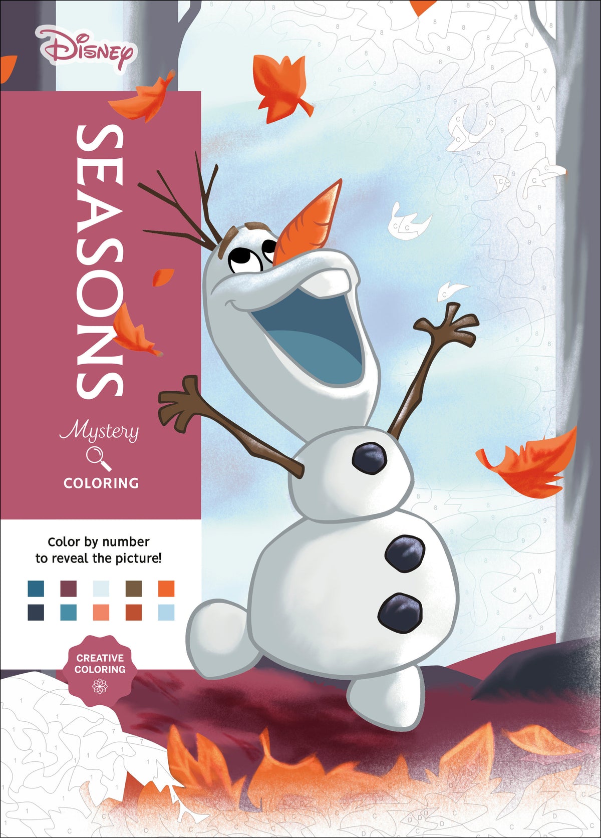 Disney Mystery Coloring: Seasons: A Color by Number Book