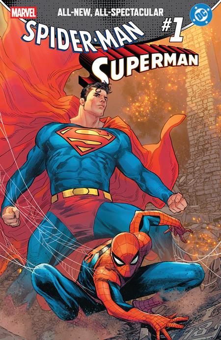DF Marvel/Dc Spiderman/Superman #1 Marco Checchetto Comicxposure Exclusive #1