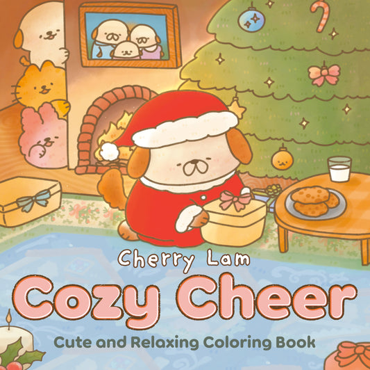 Cozy Cheer: Cute and Relaxing Coloring Book [A Christmas Coloring Book]